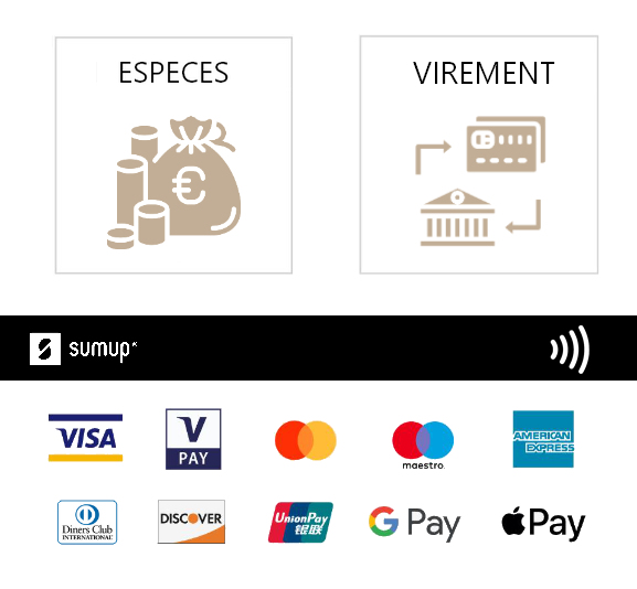 Paiements acceptés